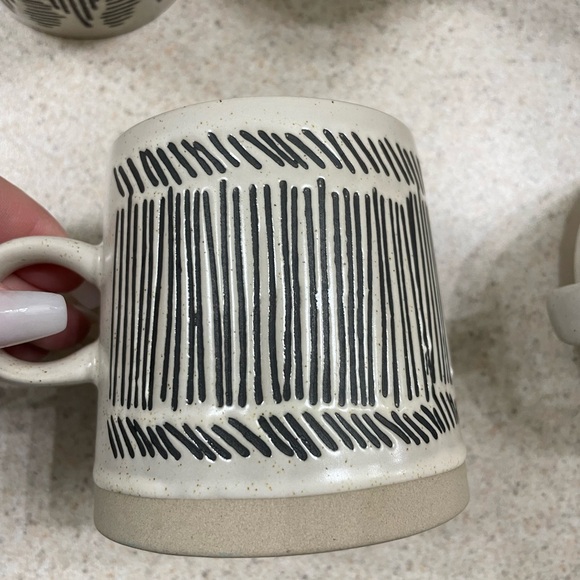 World Market stoneware mug set - Picture 10 of 10